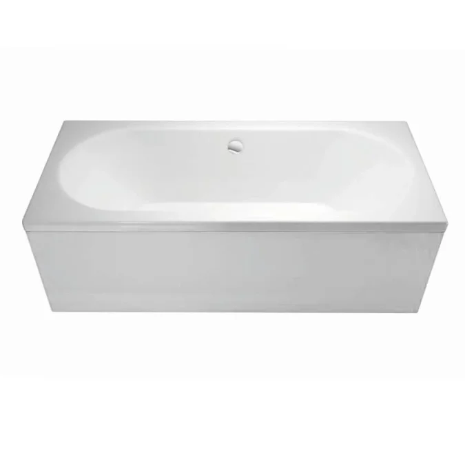 Crosswater Verge Double Ended Acrylic Bath 1700 x 800mm detail view - Image 2
