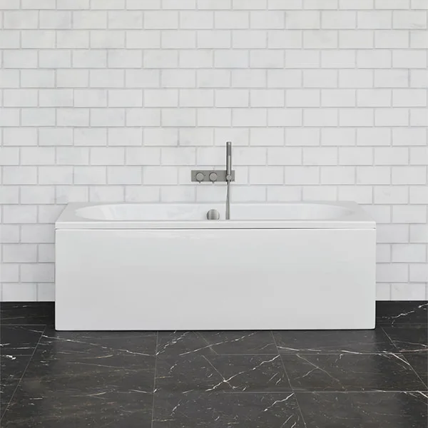 Crosswater Verge Double Ended Acrylic Bath 1700 x 700mm