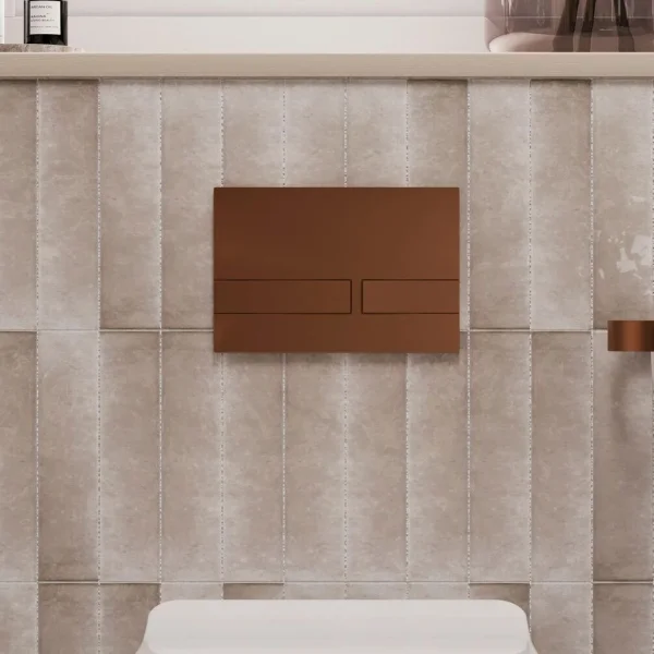 Crosswater Venue Flush Plate Brushed Bronze