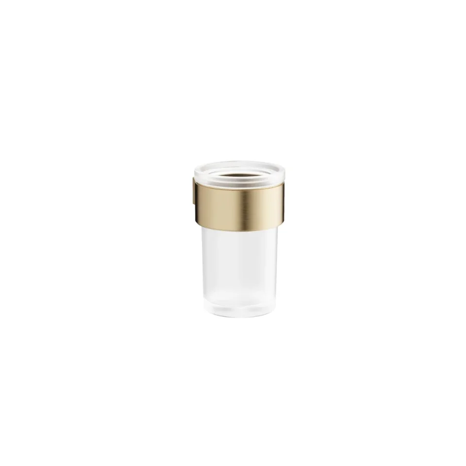 Crosswater Velo Tumbler Holder Brushed Brass detail view - Image 1