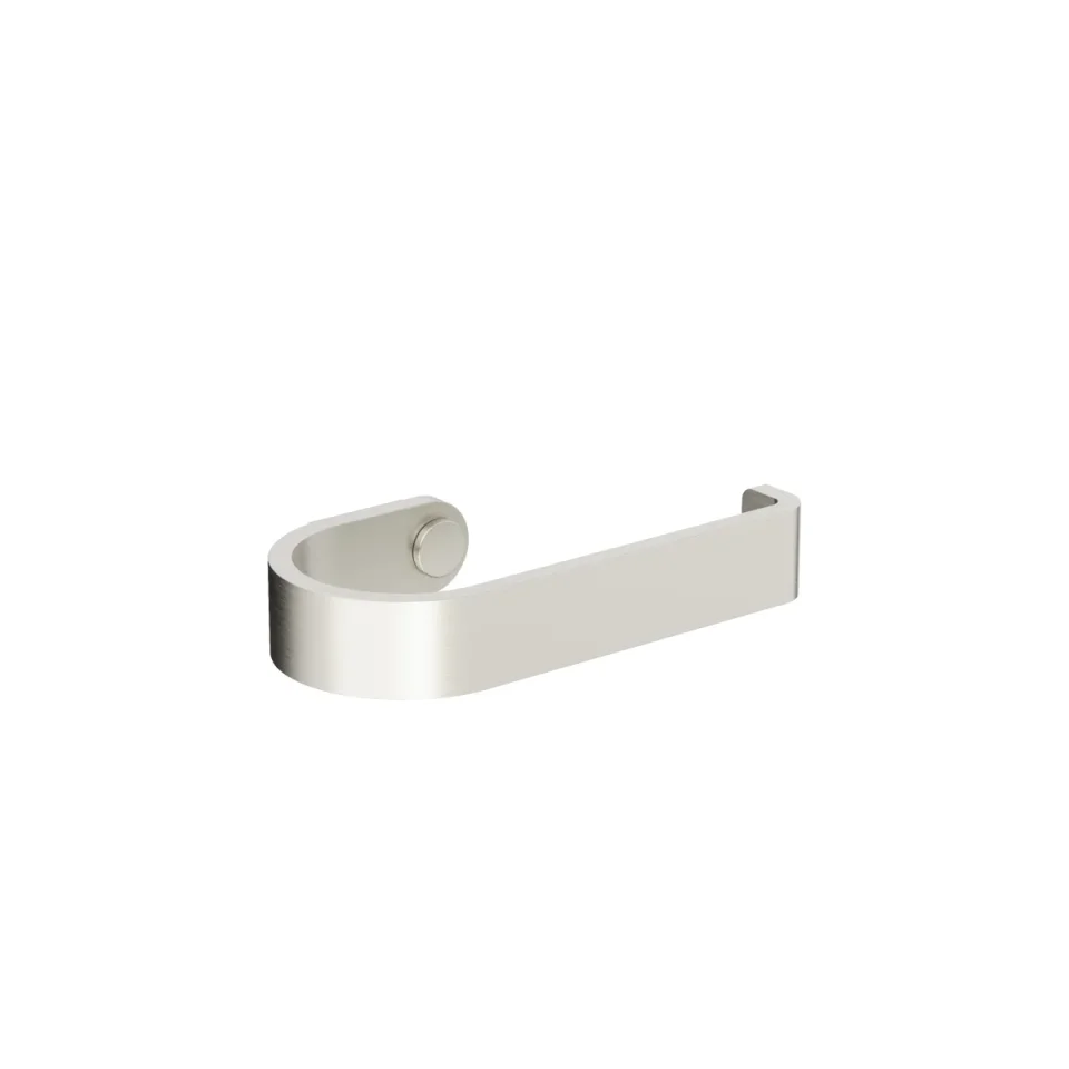 Crosswater Velo Toilet Roll Holder Brushed Nickel detail view - Image 1