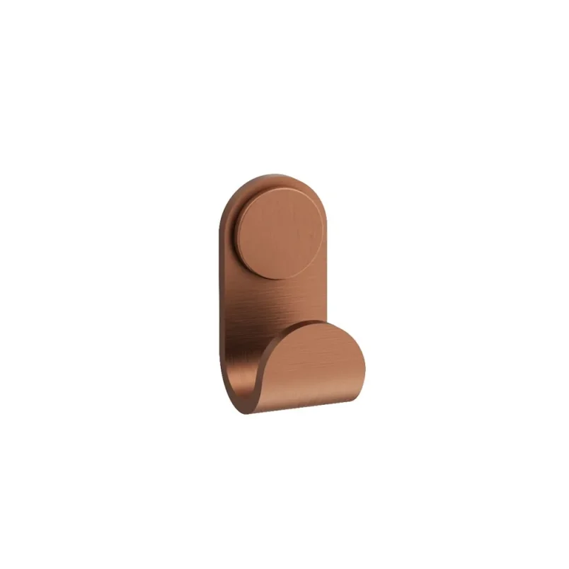 Crosswater Velo Robe Hook Brushed Bronze detail view - Image 1