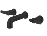 Crosswater Union 3 Hole Trim Set Matt Black