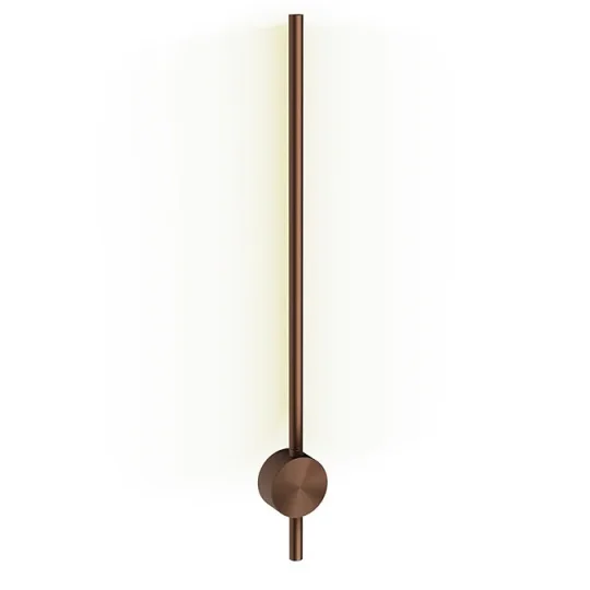 Crosswater Tranquil Pillar Light - Brushed Bronze detail view - Image 1