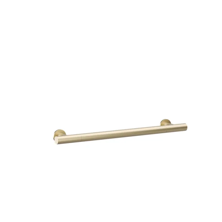 Crosswater Straight Grab Bar 600mm Brushed Brass detail view - Image 1