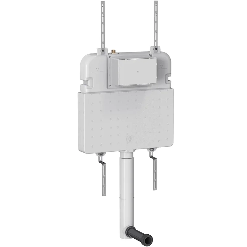 Crosswater Slimline Dual Flush Concealed Cistern (with Discharge Pipe & Installation Kit) detail view - Image 1