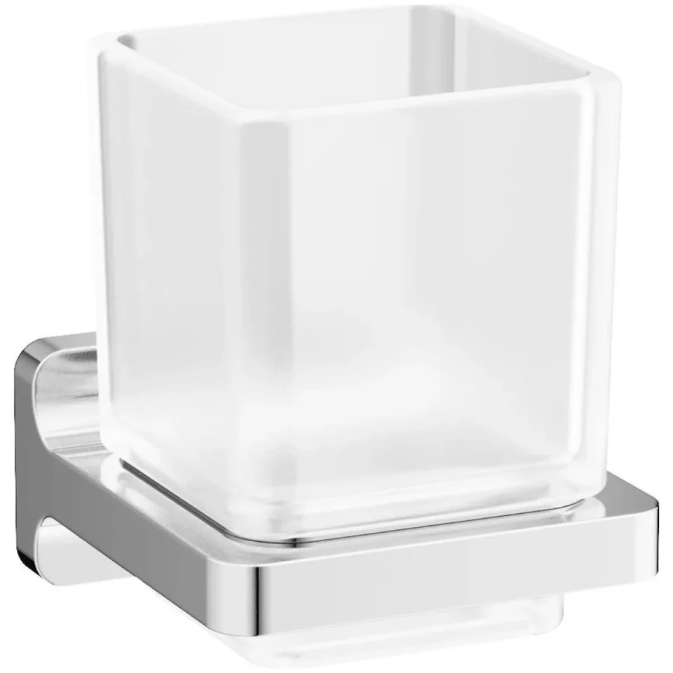 Crosswater Rotar Tumbler Holder Chrome detail view - Image 1