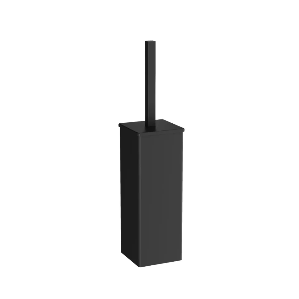 Crosswater Rotar Toilet Brush Holder Matt Black detail view - Image 1