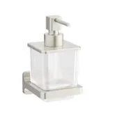Crosswater Rotar Soap Dispenser Brushed Nickel