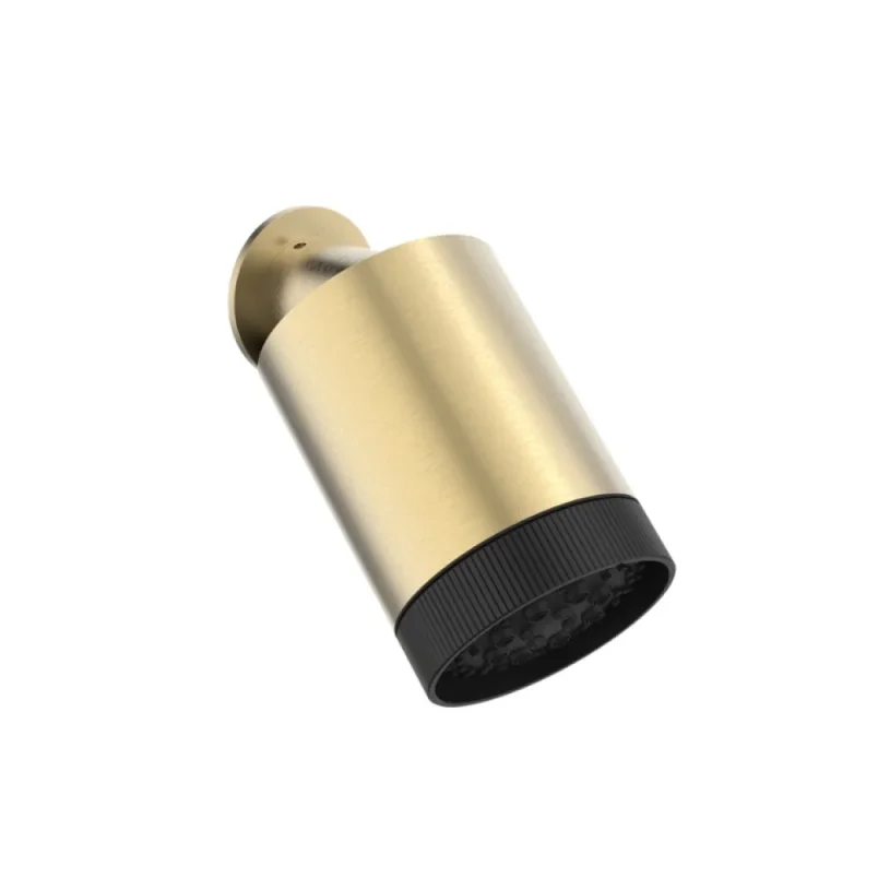 Crosswater Revive Multi Mode Showerhead Brushed Brass detail view - Image 1