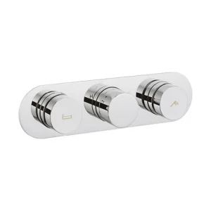Crosswater Push Button Thermo Valve Bath Chrome