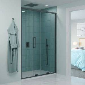 Crosswater Optix Soft Close SlidIng Door 1400 Slate