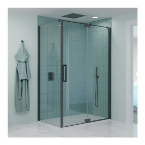 Crosswater Optix Pivot Door Inline Panel 1000 Slate