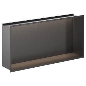 Crosswater Niches 610 X 305mm With Led Light Strip Slate
