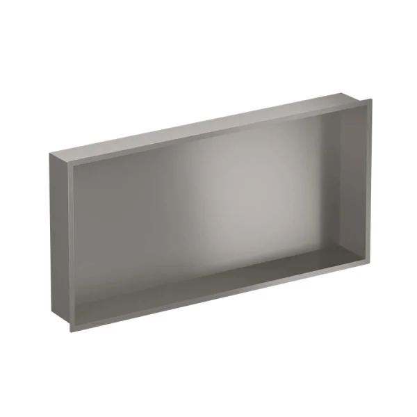 Crosswater Niches 610 X 305mm X 80mm Brushed Stainless