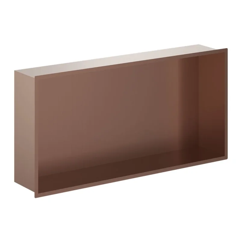 Crosswater Niches 610 X 305mm Brushed Bronze detail view - Image 1