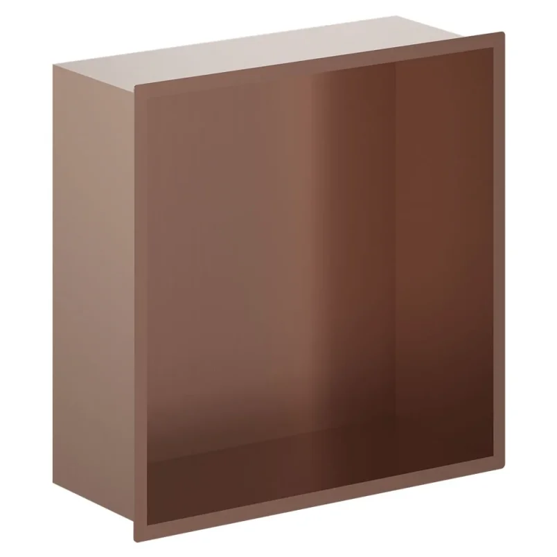 Crosswater Niches 305 X 305mm Brushed Bronze detail view - Image 1