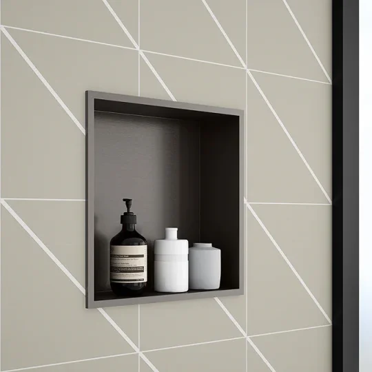 Crosswater Niches 305 X 305mm Slate detail view - Image 2