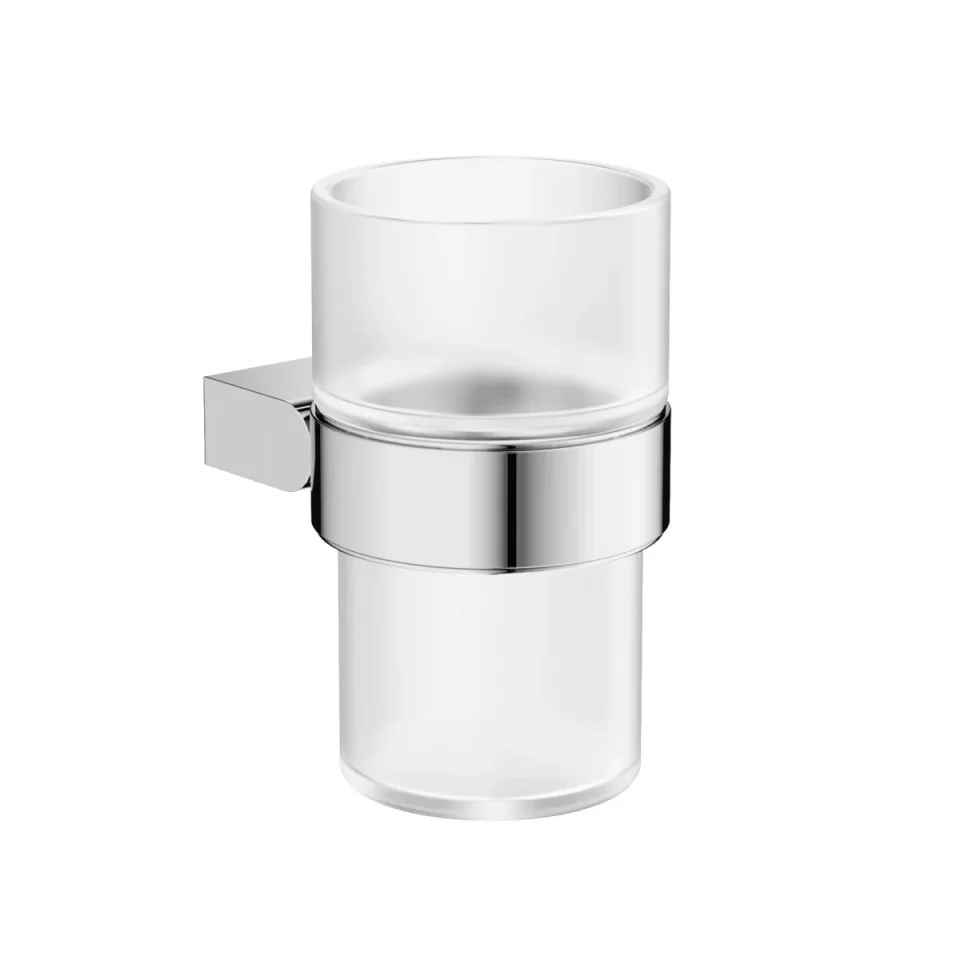 Crosswater MPRO Tumbler Holder Chrome detail view - Image 1