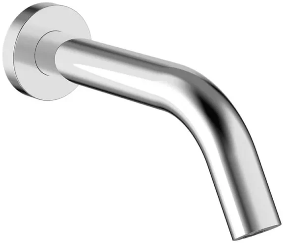 Crosswater Mpro Wall Mounted Basin Spout Sensor 140mm Stainless Steel Effect detail view - Image 1