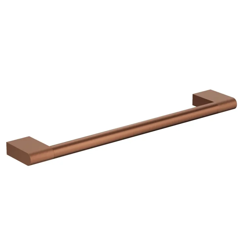 Crosswater MPRO Towel Rail 450mm Brushed Bronze detail view - Image 1