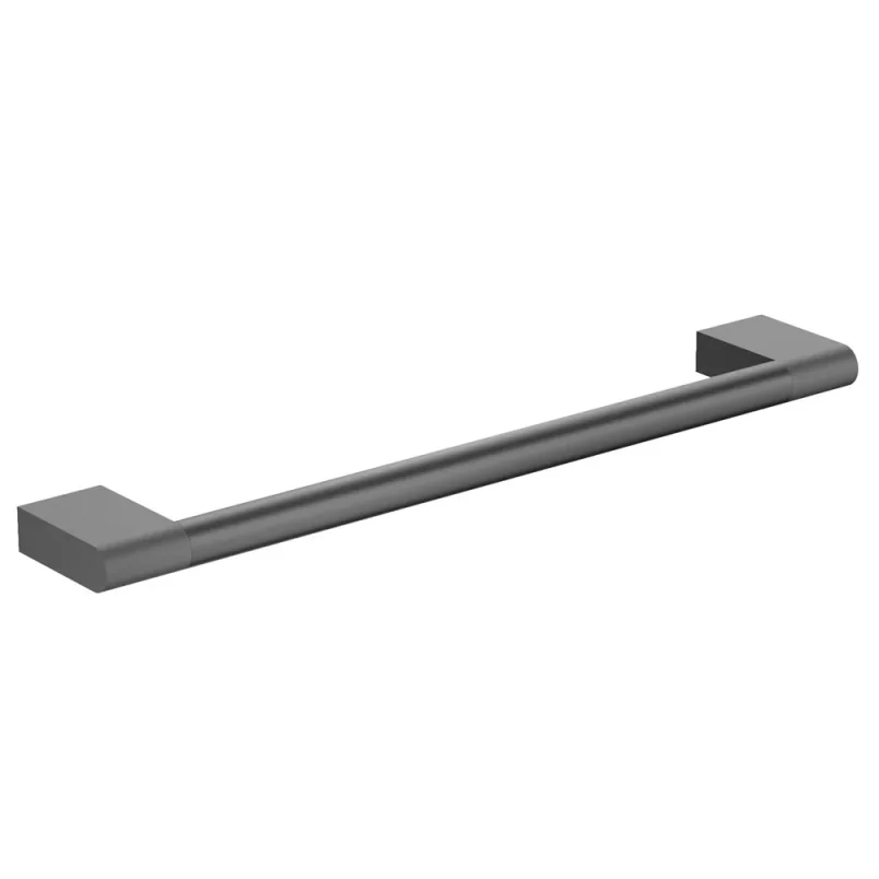 Crosswater MPRO Towel Rail 450mm Slate detail view - Image 1