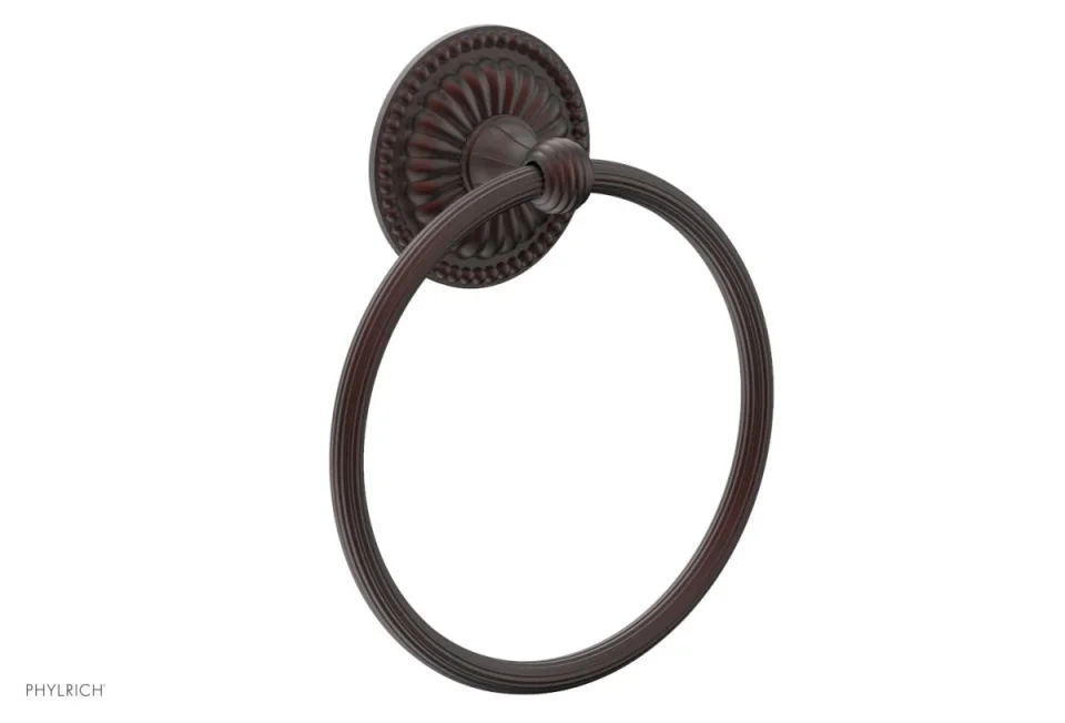 Crosswater Mpro Towel Ring Brushed Bronze detail view - Image 1