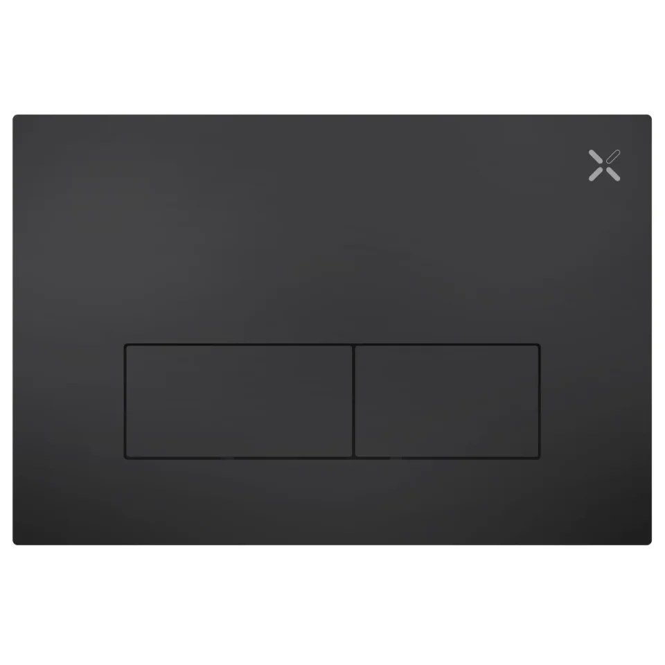 Crosswater Mpro Stainless Steel Flush Plate Slate detail view - Image 1