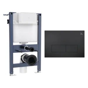 Crosswater Mpro Stainless Steel Frame Set 1 Matt Black