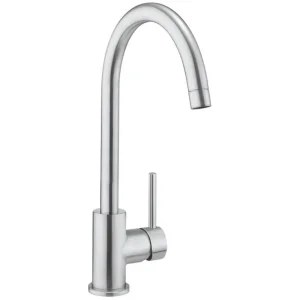 Crosswater MPRO Side Lever Kitchen Mixer Brushed Stainless Steel