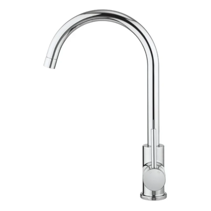 Crosswater MPRO Side Lever Kitchen Mixer Chrome detail view - Image 1