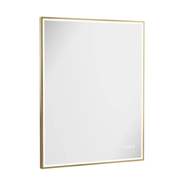 Crosswater MPRO Non-Illuminated Mirror 700 x 900mm Brushed Brass