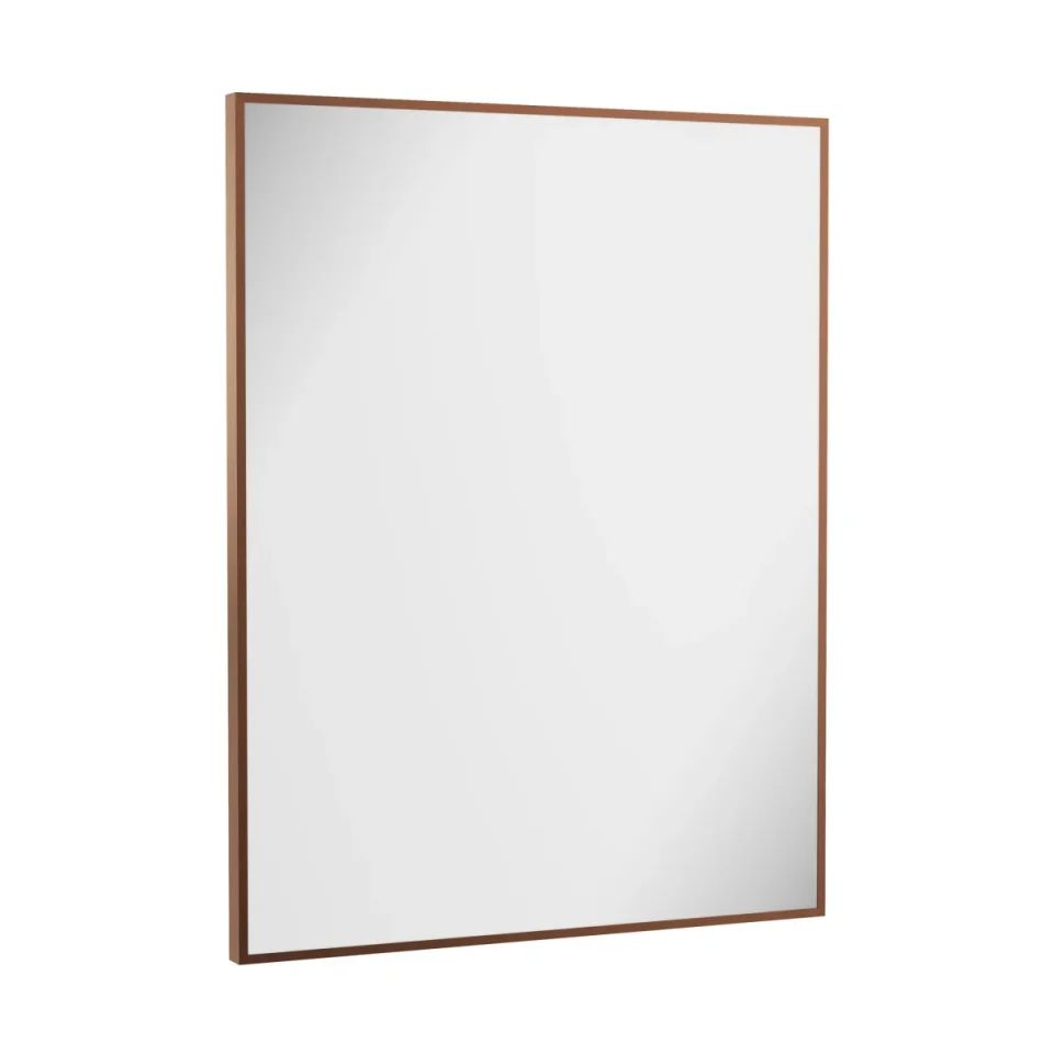 Crosswater MPRO Non-Illuminated Mirror 700 x 900mm Brushed Bronze detail view - Image 1