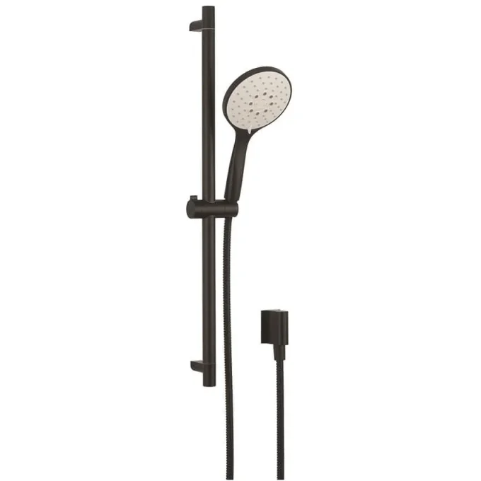 Crosswater MPRO Shower Kit Matt Black detail view - Image 1