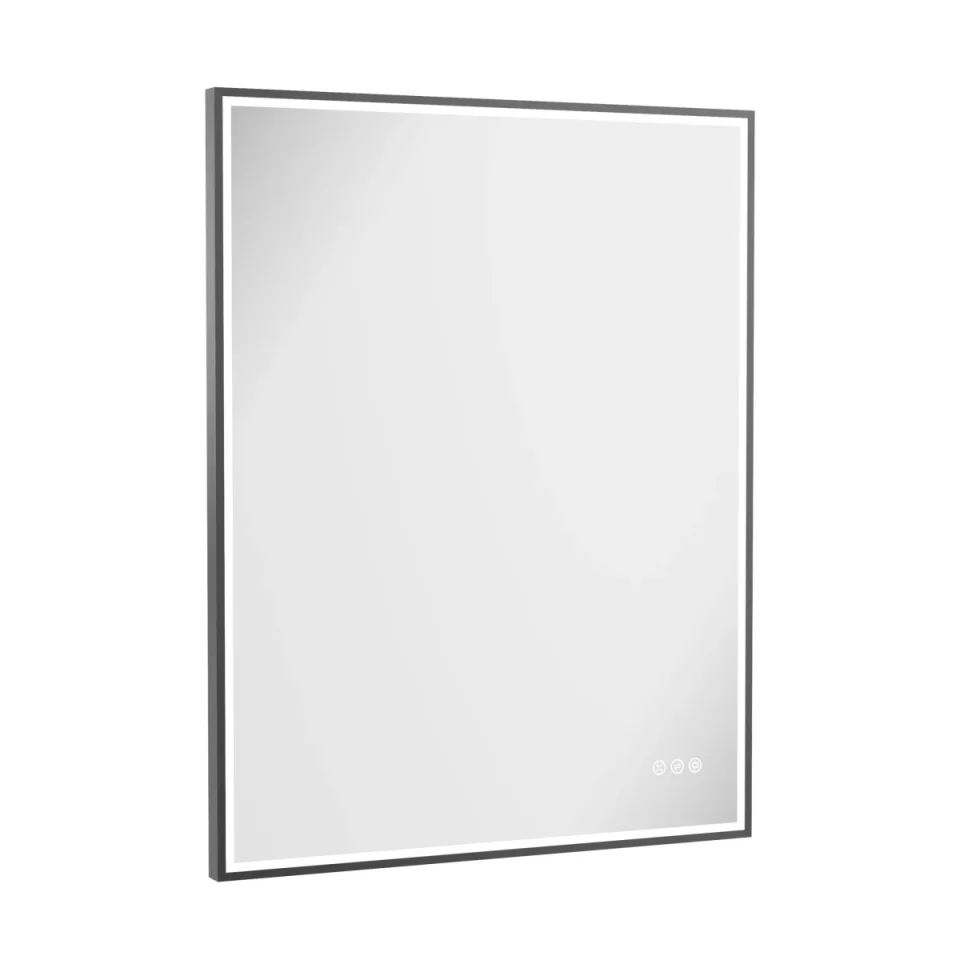 Crosswater MPRO Lit Mirror 700 x 900mm Slate detail view - Image 1