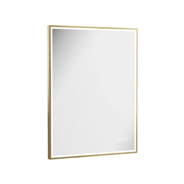 Crosswater MPRO Lit Mirror 600 x 800mm Brushed Brass