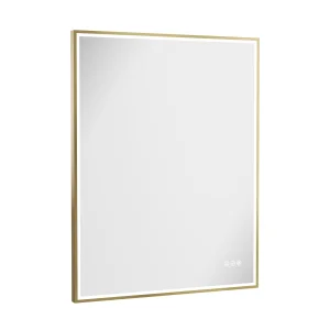 Crosswater MPRO Lit Mirror 700 x 900mm Brushed Brass