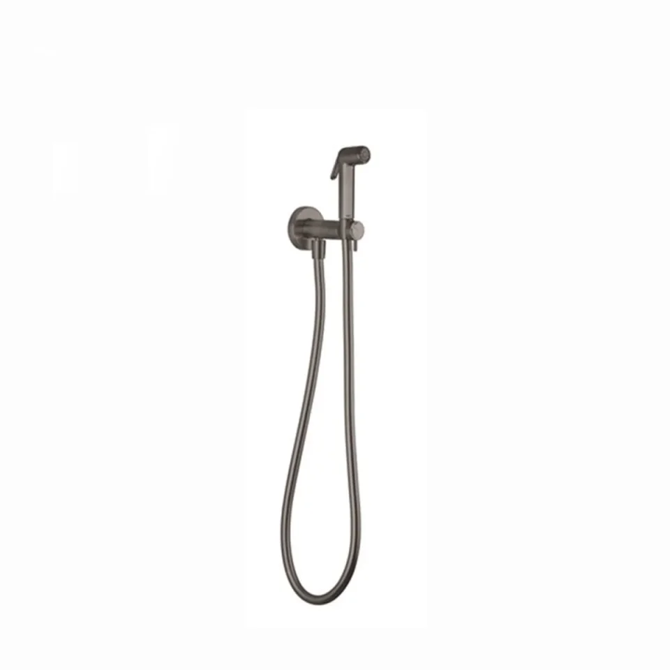 Crosswater MPRO Integrated Douche Valve & Handset Holder Slate detail view - Image 1
