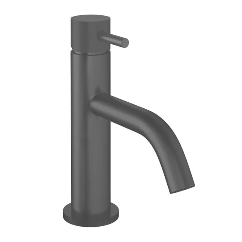 Crosswater MPRO Knurled Basin Monobloc Slate detail view - Image 1