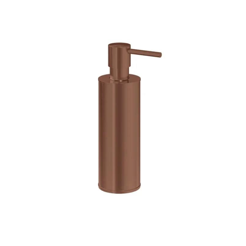 Crosswater Mpro Freestanding Soap Dispenser Brushed Bronze detail view - Image 1
