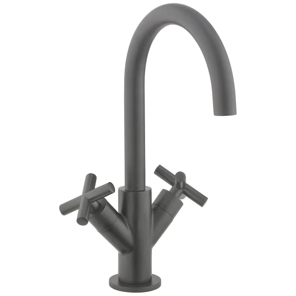 Crosswater MPRO Crosshead Basin Monobloc Slate