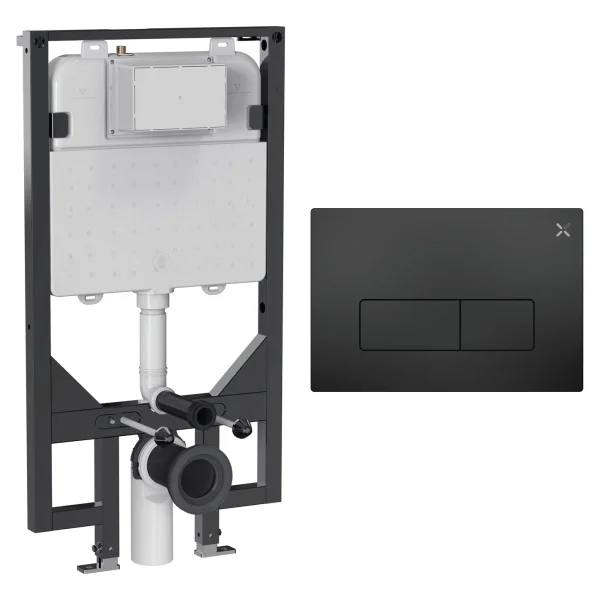 Crosswater Mpro Cistern Set 1 Matt Black