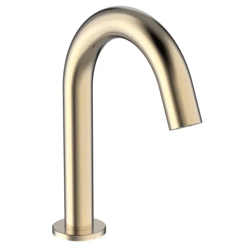 Crosswater Mpro Basin Spout Deck Mounted Sensor Brushed Brass detail view - Image 1