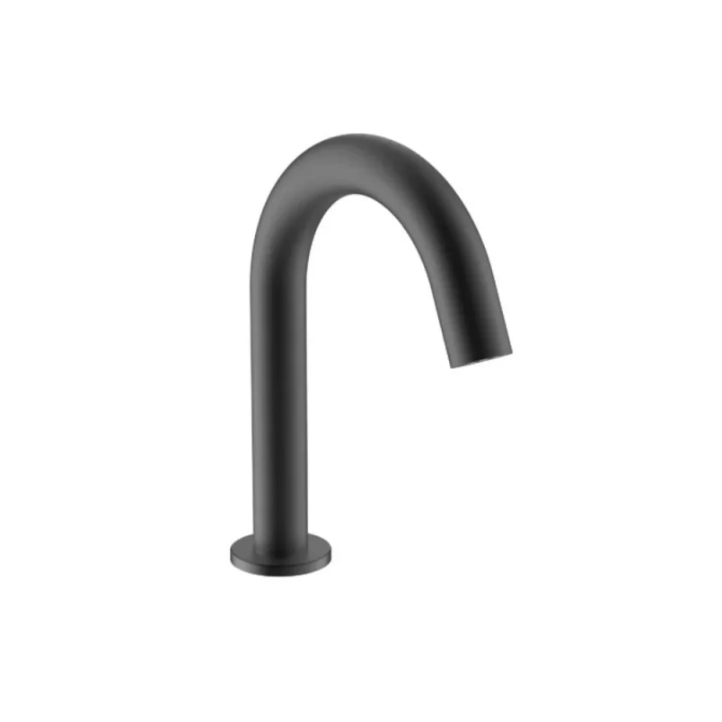 Crosswater Mpro Basin Spout Deck Mounted Sensor Matt Black detail view - Image 1