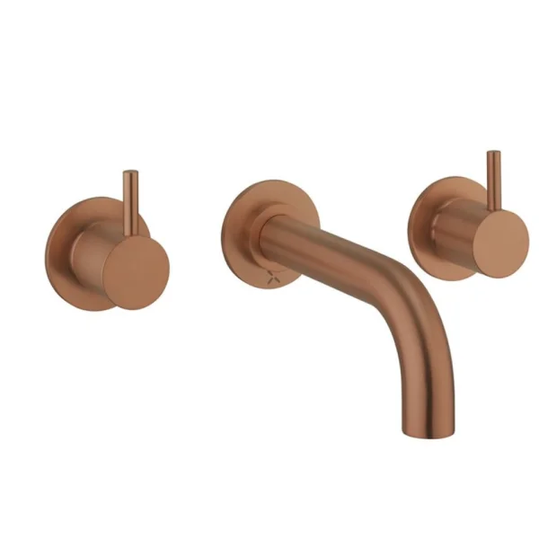 Crosswater MPRO Bath 3 Hole Filler Brushed Bronze