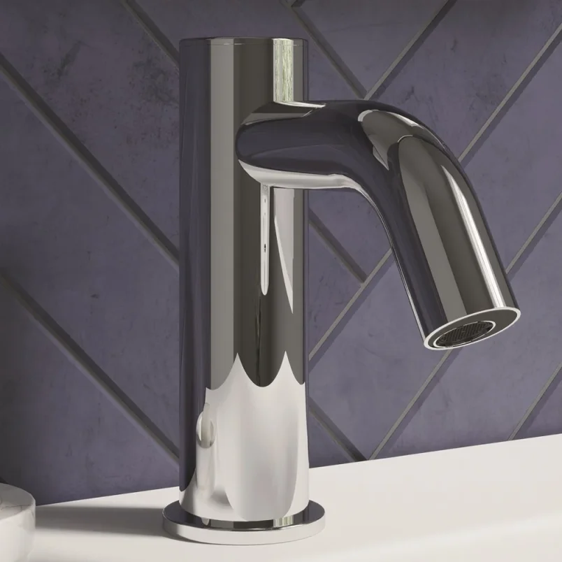 Crosswater Mpro Basin Mono Sensor Deck Mounted Chrome detail view - Image 2