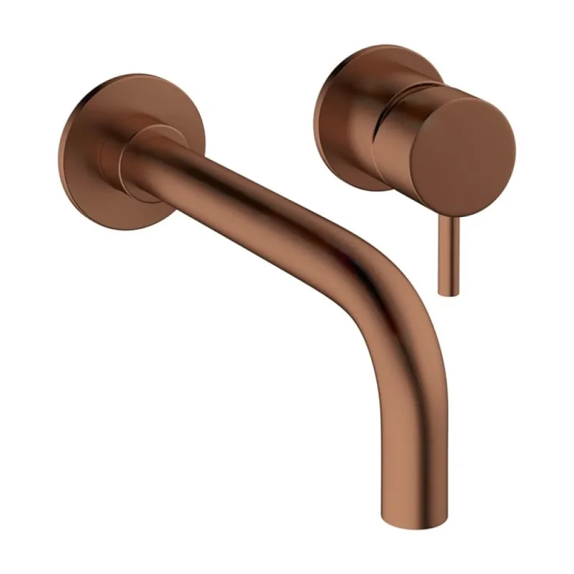 Crosswater MPRO Basin 2 Hole Set Brushed Bronze detail view - Image 1