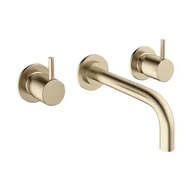 Crosswater MPRO Basin 3 Hole Trim Set Brushed Brass