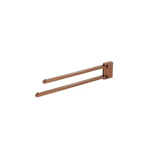Crosswater MPRO 2 Swivel Towel Rail Brushed Bronze