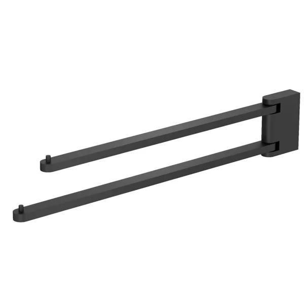Crosswater MPRO 2 Swivel Towel Rail Matt Black